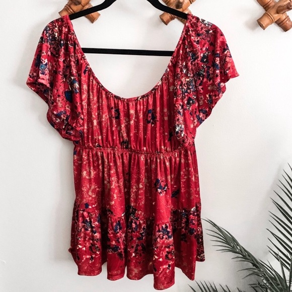 Free People Floral Top - Picture 2 of 2